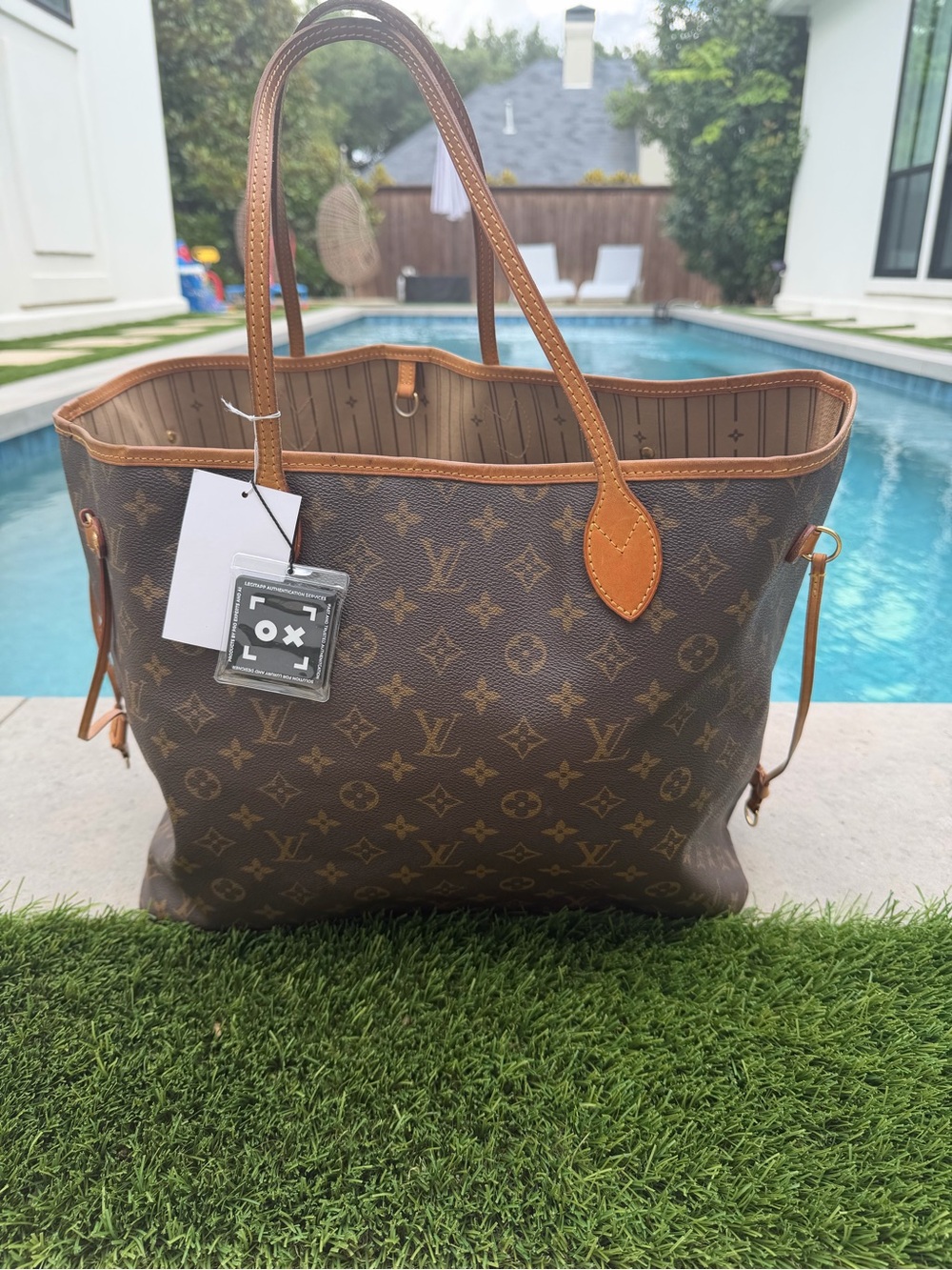 Louis Vuitton  Neverfull GM Monogram  Tote Bag Brown